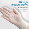Disposable transparent gloves - for food / medical / surgical use - 100 piecesSkin