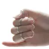 Metallgitarfingerplukker - 4 stk