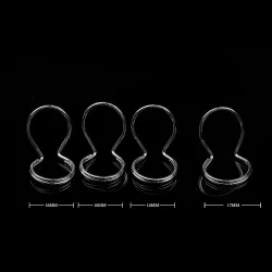 Metallgitarfingerplukker - 4 stk