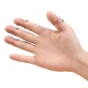 Metallgitarfingerplukker - 4 stk