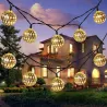 Luces & IluminaciónCadena de LED - bolas de metal plateado - alimentado por batería - Decoración de Navidad / jardín