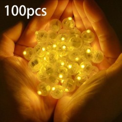 Pyöreät RGB LED-valopallot - juhla-/ilmapallovalo - 100 kpl