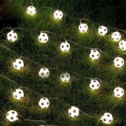 LED-strengguirlande - med fodbolde - batteridrevet