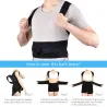 Correcteur de posture du dos - ceinture de soutien de la colonne vertébrale - réglable - soins de santé