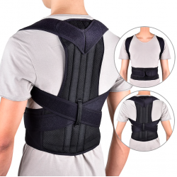 Correttore della postura della schiena - cintura di sostegno della colonna vertebrale - regolabile - assistenza sanitaria