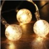 LED string - garland with balls - battery poweredChristmas