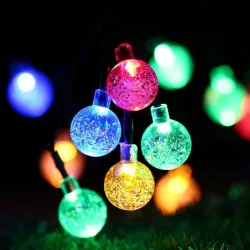 LED-snor - krans med kuler - USB-drevet