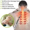 Multifunctionele elektrische massagepen - acupunctuur - pijnstilling - beautyroller - met laserlichtMassage