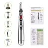 Multifunction electric massage pen - acupuncture - pain relief - beauty roller - with laser lightMassage
