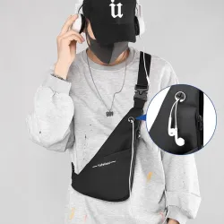 Tyverisikring liten crossbody-veske - ultratynn