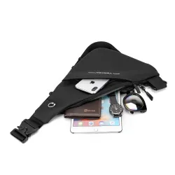 Tyverisikring liten crossbody-veske - ultratynn