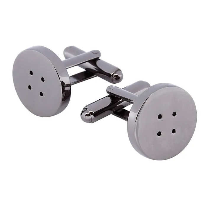 Boutons ronds - boutons de manchette en cuivre