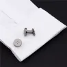 Boutons ronds - boutons de manchette en cuivre