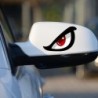 Reflekterende bilklistermærke - røde øjne