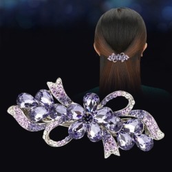 Pinzas de cabelloHorquilla de flores de cristal de lujo