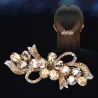 Pinzas de cabelloHorquilla de flores de cristal de lujo