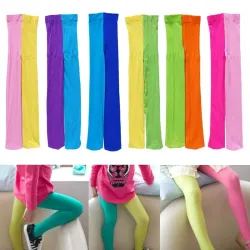 Børne tights - dobbelt blandede farver