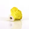 Keramiske møbelgreb - roserformede knopper - 10 stk