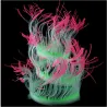 Akvarie dekorasjon - silikon lysende sjøanemone