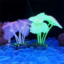 Lysende søanemone - akvariedekoration