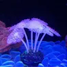 Lysende sjøanemone - akvarium dekorasjon