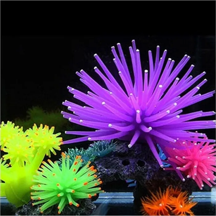 Decorazione luminosa dell'acquario - corallo in silicone