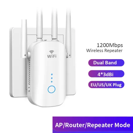 1200 Mbps - kaksikaistainen - 5 GHz - langaton - WiFi-reititin