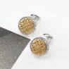 Elegante vintage runde mansjettknapper
