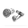 Eleganti gemelli rotondi Vintage