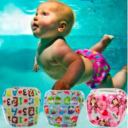 Fralda de natação para bebé - ajustável - impermeável - calças de piscina