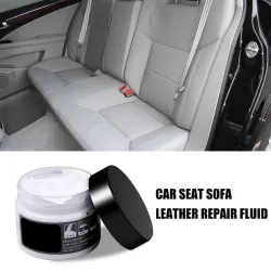 Crème réparatrice / lustrante cuir - pour sièges auto / chaussures / canapés