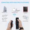 Bezprzewodowy pilot 2 w 1 - motion plus / Nunchuck - do konsoli Nintendo Wii / Wii U JoystickKontroler