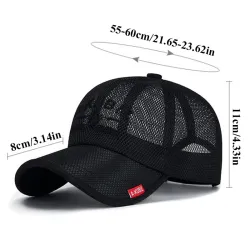 Baseballcaps i netting - unisex