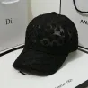 Letnia czapka z daszkiem - kwiecista koronkaCzapki & Kapelusze