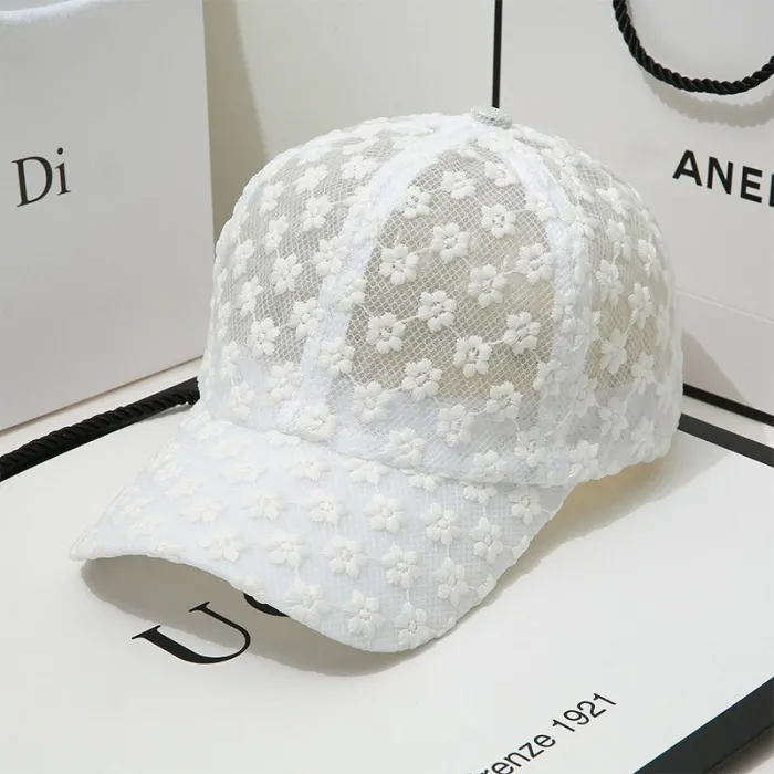 Sommerbaseballcaps - blomstrende blonder