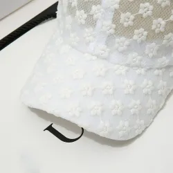 Summer baseball cap - flowery laceHats & Caps