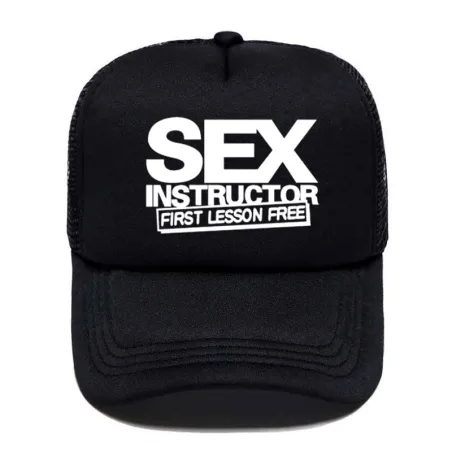 Berretto da baseball divertente - scritta SEX INSTRUCTOR
