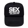 Morsom baseballcaps - SEX INSTRUCTOR-bokstaver