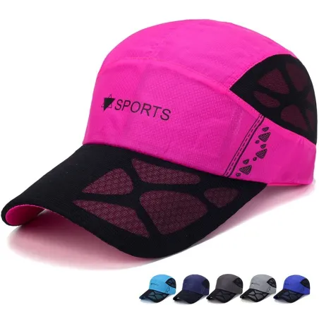 Casquette de baseball en filet de sport - unisexe