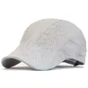 Trendy visirhætte - nyhedsdreng stil - med mesh - unisex
