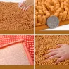 Tapis de bain moelleux - tapis - antidérapant