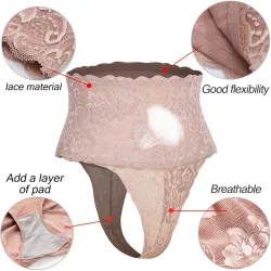 Højtaljede slanketrusser - thongs type