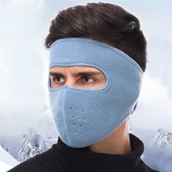 Varm fleece ansigtsmaske - vindtæt / støvtæt