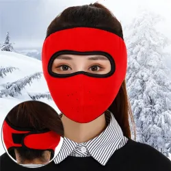 Warme Fleece-Gesichtsmaske - winddicht / staubdicht