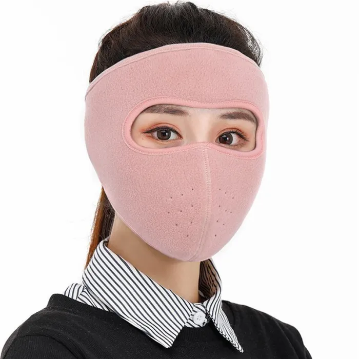 Warme Fleece-Gesichtsmaske - winddicht / staubdicht
