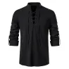 Classic long sleeve shirt - tie up necklineT-shirts