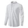 Camicia classica a maniche lunghe - scollo allacciato