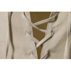 Camisa clássica de manga longa - decote amarrado