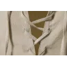 Camisa clássica de manga longa - decote amarrado