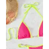 Baño y ropaConjunto de bikini sexy - con adornos de metal